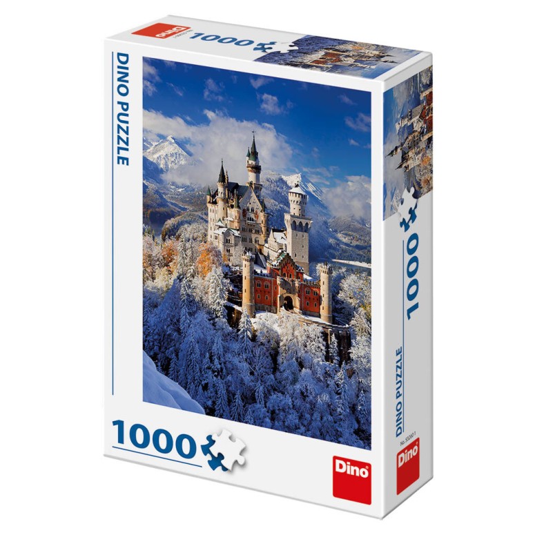 PUZZLE 1000 pcs - Winter Neuschwanstein - DINO