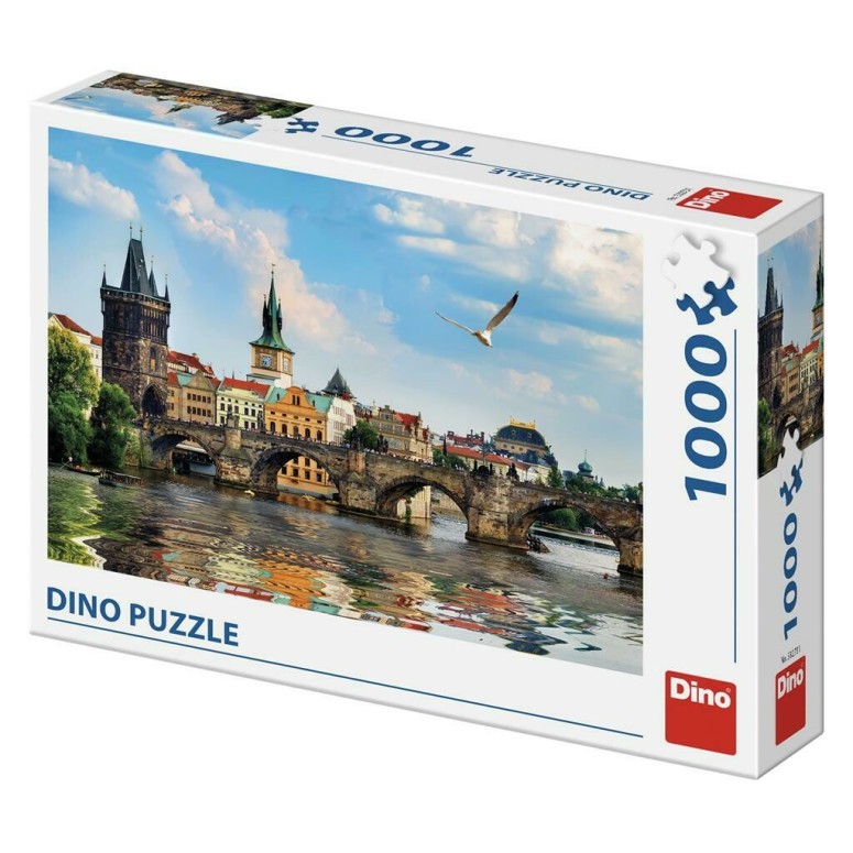 PUZZLE 1000 pcs - Charles Bridge - Praga - DINO