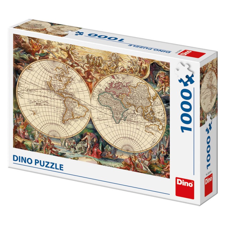 PUZZLE 1000 pcs - World Historical Map - DINO