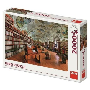 PUZZLE 2000 pcs - Mosteiro de Strahov - DINO