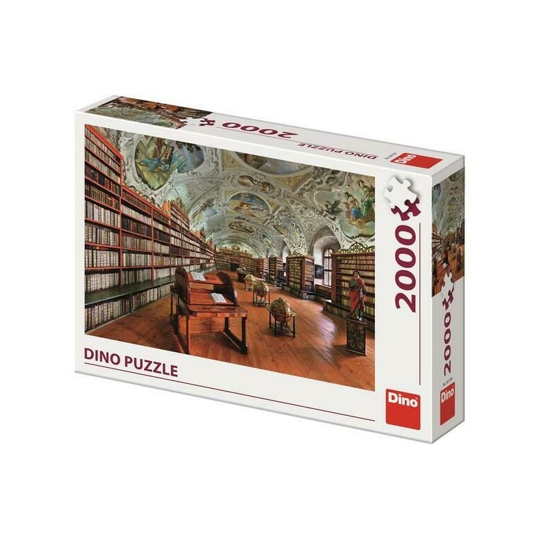 PUZZLE 2000 pcs - Mosteiro de Strahov - DINO