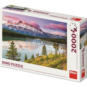 PUZZLE 2000 pcs - Montanhas Rochosas - DINO