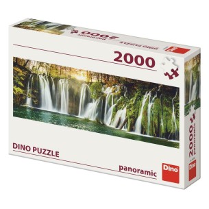 PUZZLE 2000 pcs - Cascatas Plitvice - Panoramic - DINO