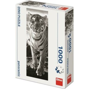 PUZZLE 1000 pcs - Tigre - Panoramic - DINO