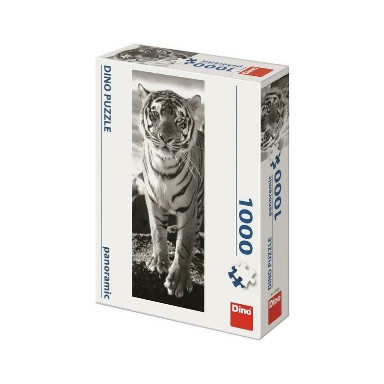 PUZZLE 1000 pcs - Tigre - Panoramic - DINO