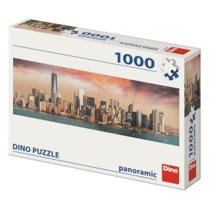 PUZZLE 1000 pcs - Vistas de Manhattan - Entardecer - Panoramic - DINO