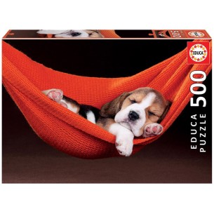 PUZZLE 500 pcs Sleeping in a Hammock - EDUCA