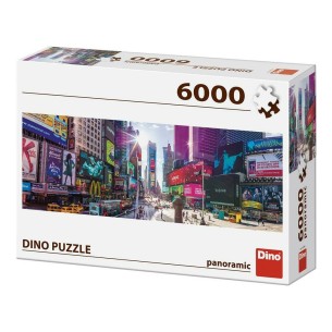 PUZZLE 6000 pcs - Times Square - Panoramic - DINO