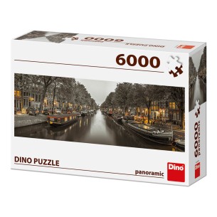 PUZZLE 6000 pcs - Amesterdam - Panoramic - DINO