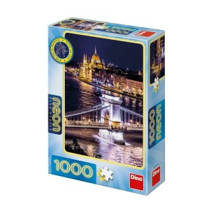 PUZZLE 1000 pcs - Budapeste - Neon - DINO