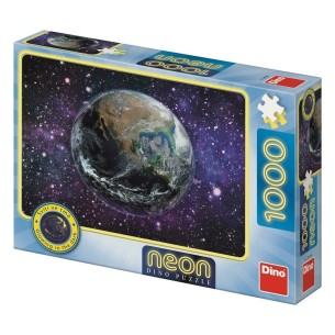 PUZZLE 1000 pcs - Planeta Terra - Neon - DINO