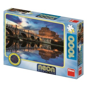 PUZZLE 1000 pcs - Castel Sant'Angelo - Neon - DINO