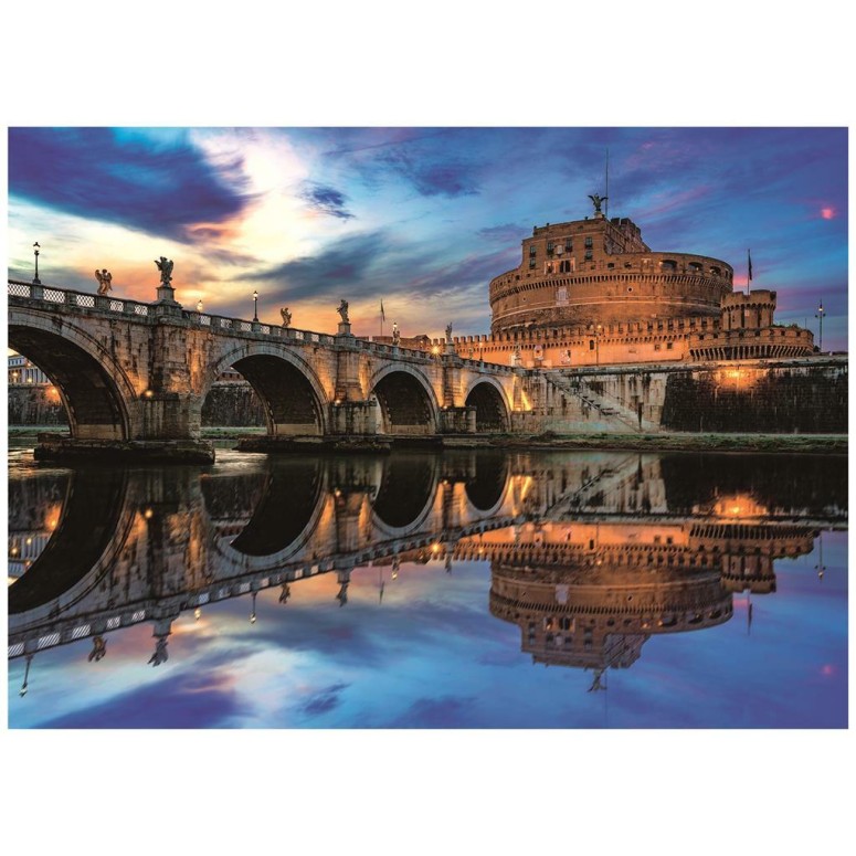 PUZZLE 1000 pcs - Castel Sant'Angelo - Neon - DINO-0