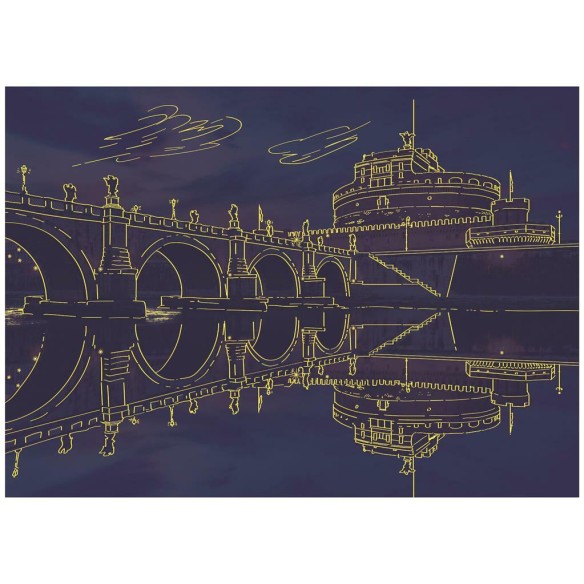 PUZZLE 1000 pcs - Castel Sant'Angelo - Neon - DINO-1