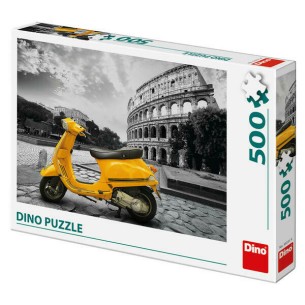 PUZZLE 500 pcs - Vespa no Coliseu - DINO