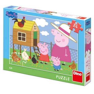 PUZZLE 24 pcs - Peppa Pig - DINO