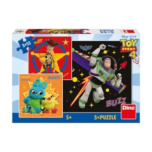 PUZZLE 3x55 pcs - Toy Story 4 - Disney - DINO 2