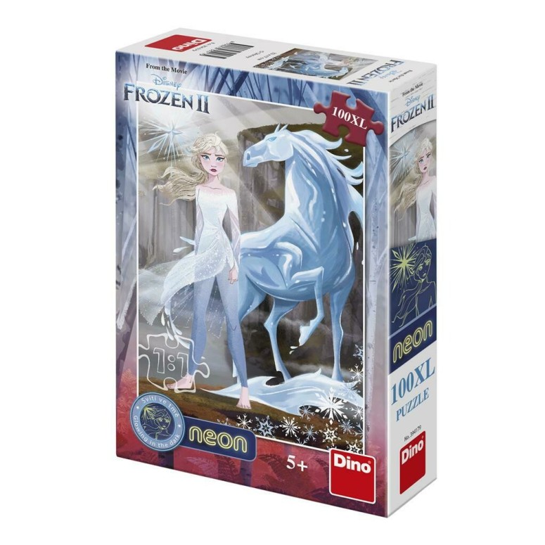 PUZZLE 100 pcs XL NEON Frozen 2 - Disney - DINO