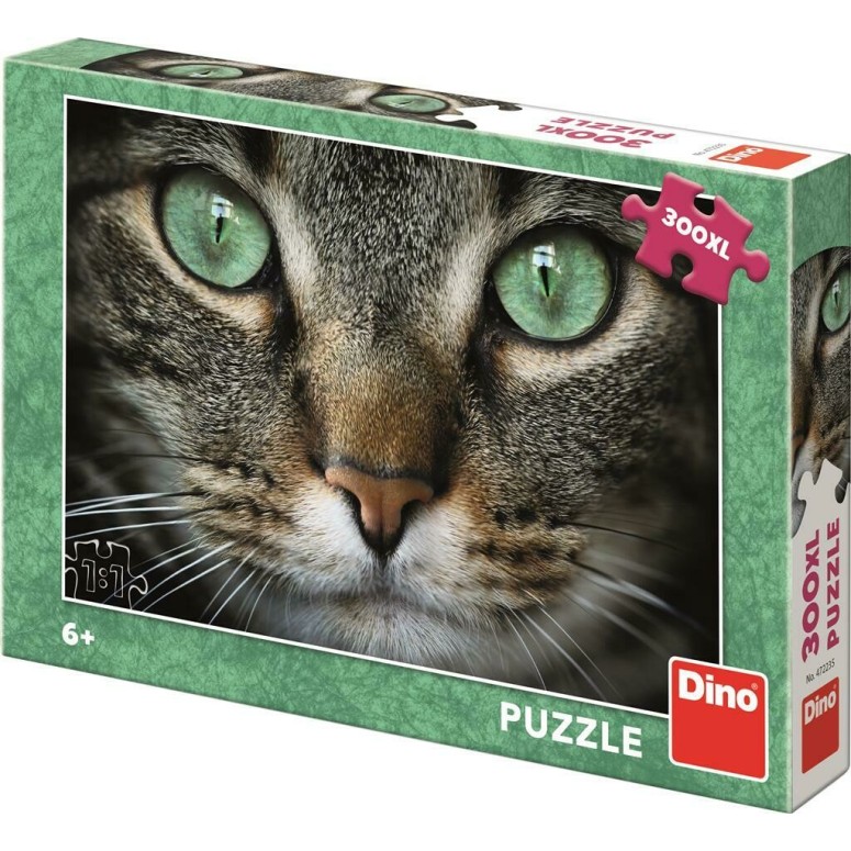 PUZZLE 300 pcs XL Gato - Olhos Verdes - DINO