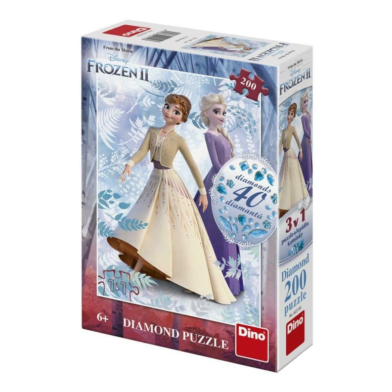 PUZZLE 200 pcs DIAMONDS Frozen 2 - Disney - DINO