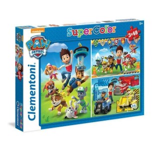 PUZZLE Patrulha Pata - 3x48 pcs - CLEMENTONI