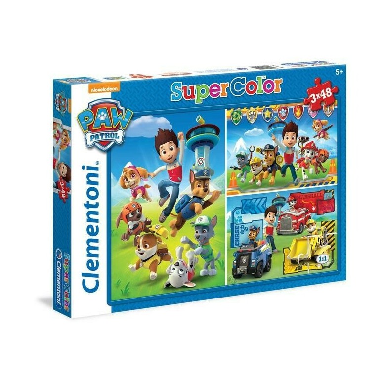 PUZZLE Patrulha Pata - 3x48 pcs - CLEMENTONI