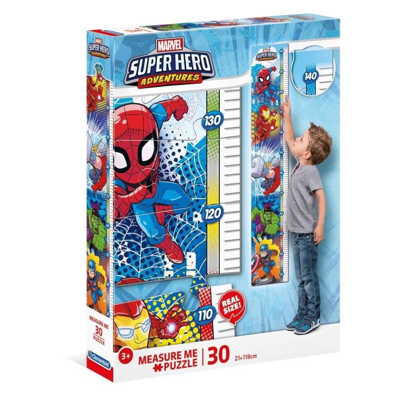 PUZZLE Measure Me 30 pcs Spiderman - CLEMENTONI