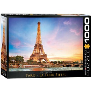PUZZLE 1000 pcs Torre Eiffel - Paris - Eurographics