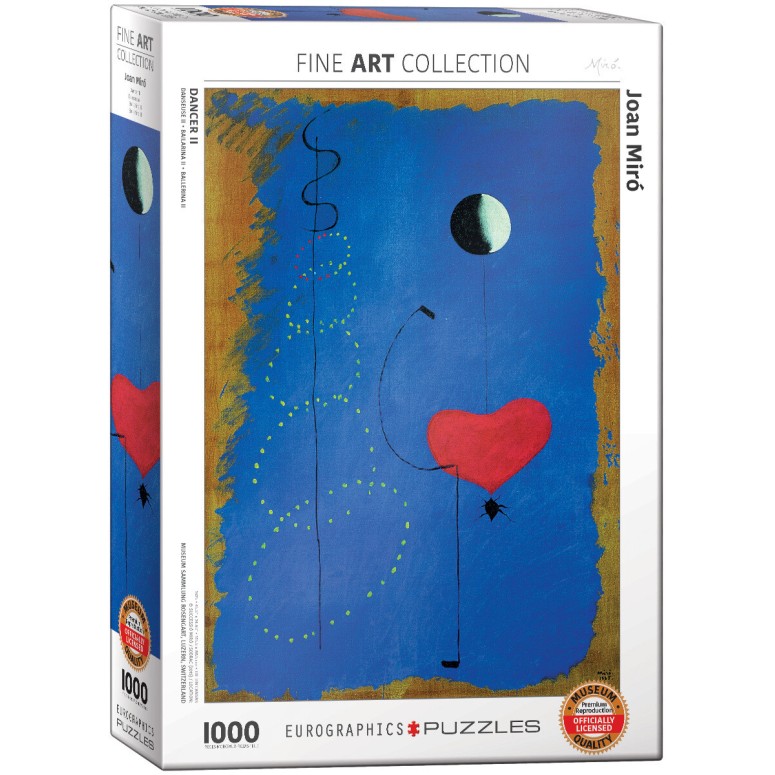 PUZZLE 1000 pcs Dancer II - Joan Miró - Eurographics