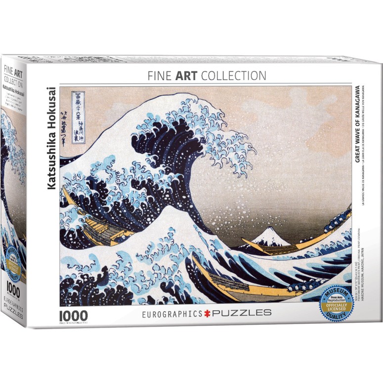 PUZZLE 1000 pcs Great Wave - Eurographics