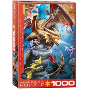 PUZZLE 1000 pcs Clã de Dragões - Eurographics