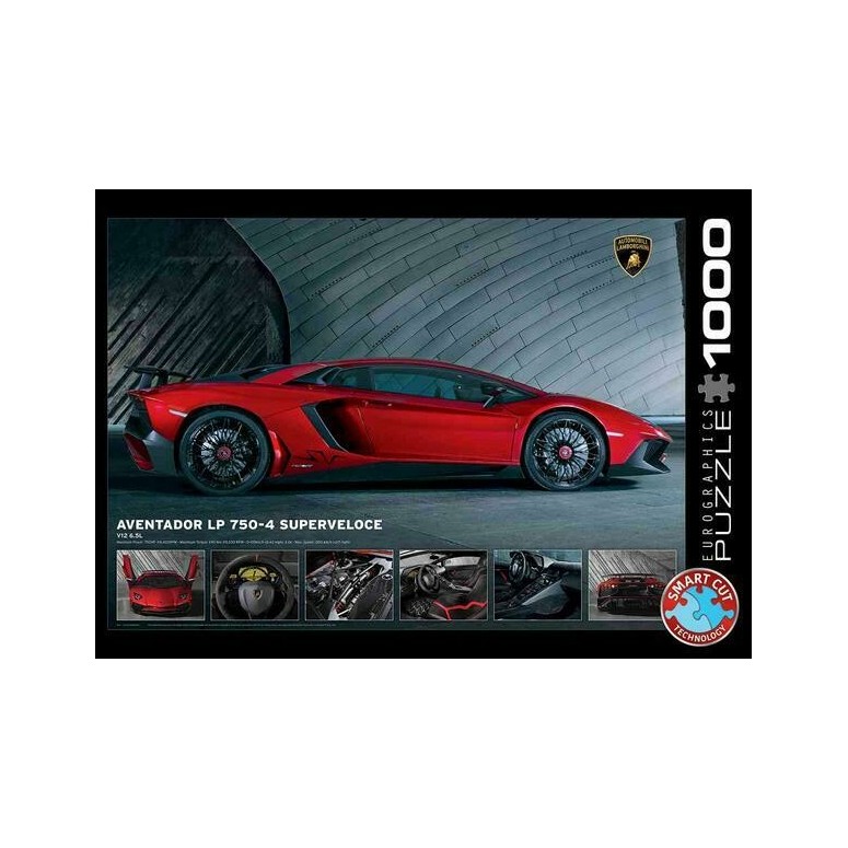 PUZZLE 1000 pcs Lamborgini Aventador - Eurographics