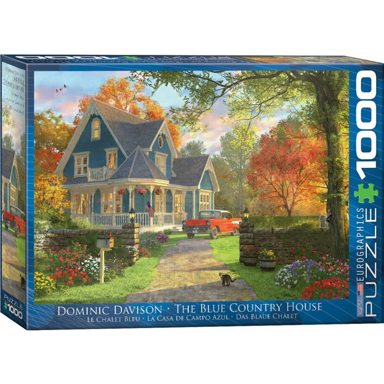 PUZZLE 1000 pcs A Casa de Campo Azul - Eurographics