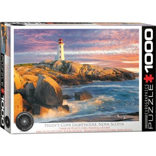 PUZZLE 1000 pcs Peggy Cove Lighthouse Nova Scotia - Eurographics