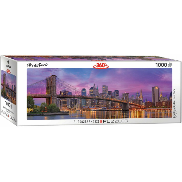 PUZZLE 1000 pcs Panoramic - Brooklyn Bridge - Eurographics