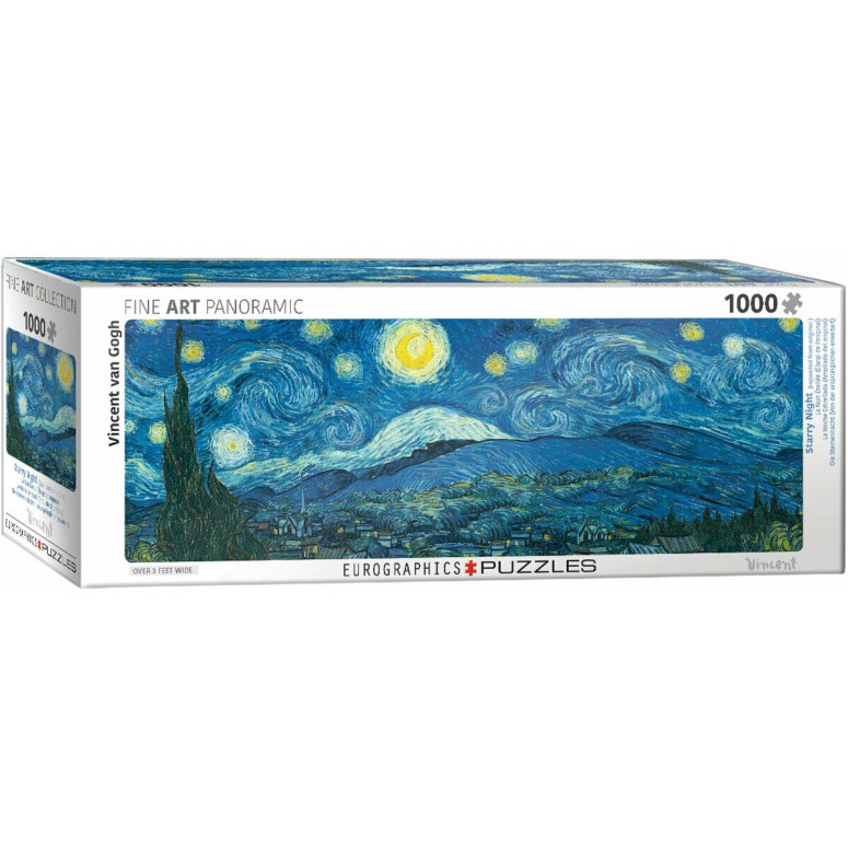 PUZZLE 1000 pcs Panoramic -Noite Estrelada - Eurographics