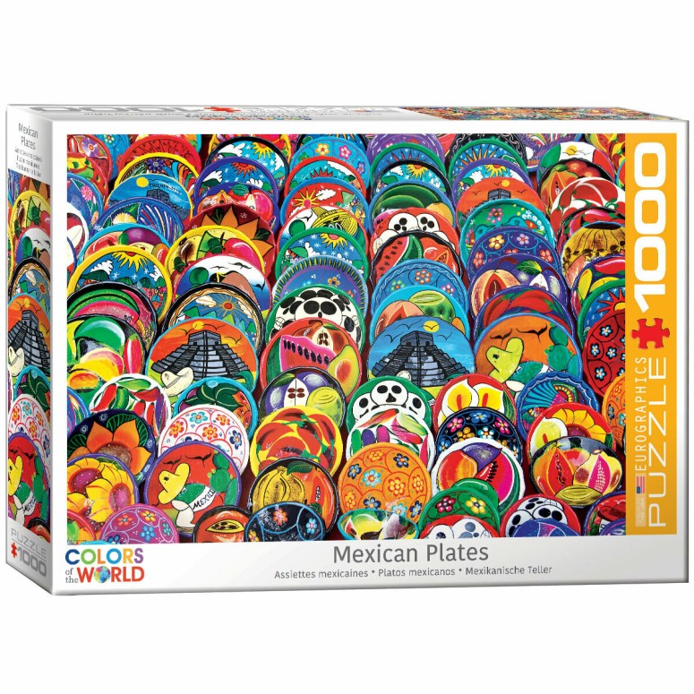 PUZZLE 1000 pcs Mexican Plates - Eurographics