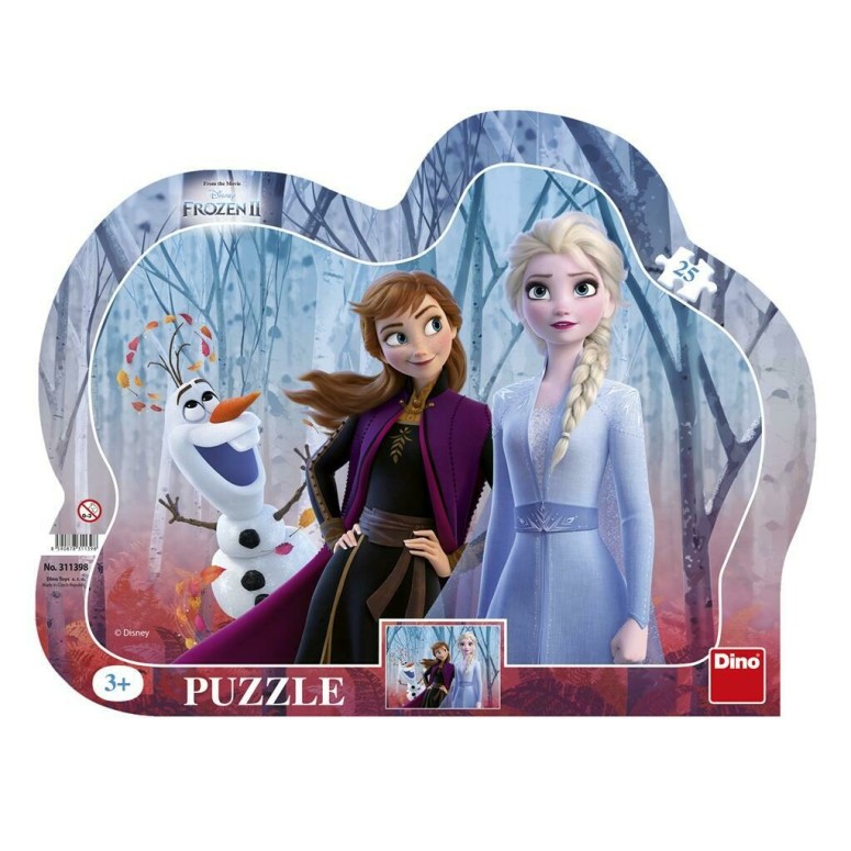 PUZZLE Frame 25 pcs - Frozen II - DINO