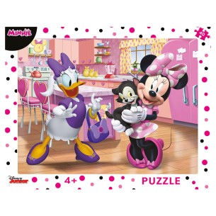 PUZZLE Frame 40 pcs - Pink Minnie - DINO