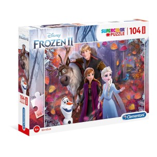 PUZZLE Supercolor MAXI - 104pcs - Frozen II - CLEMENTONI