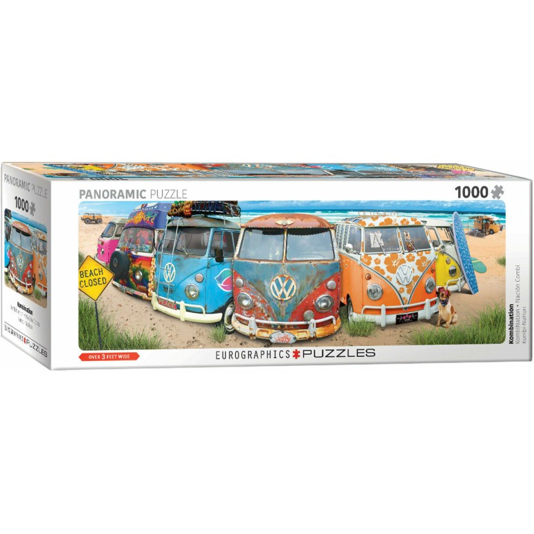 PUZZLE 1000 pcs Panoramic- VW Kombination - Eurographics