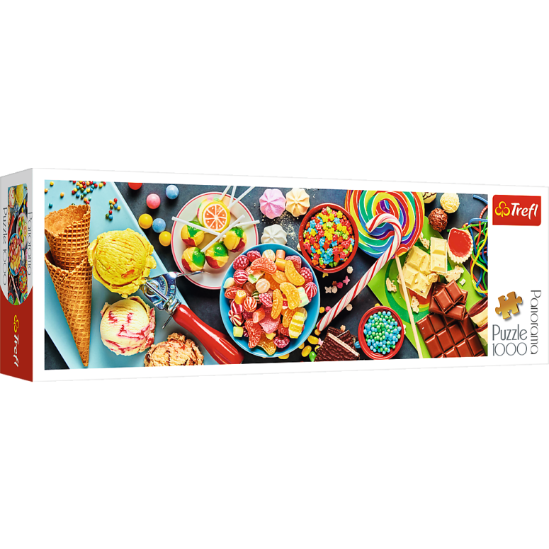 PUZZLE 1000 pcs PANORAMIC - Sweet Delights - TREFL