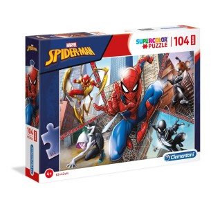 PUZZLE Supercolor MAXI - 104pcs - Spiderman - CLEMENTONI