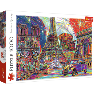 PUZZLE 1000 pcs - Colours of Paris - TREFL