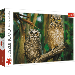 PUZZLE 1000 pcs - Corujas - TREFL