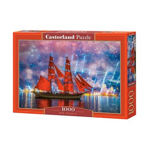 PUZZLE 1000 pcs - Red Frigate - CASTORLAND