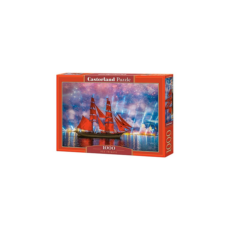 PUZZLE 1000 pcs - Red Frigate - CASTORLAND