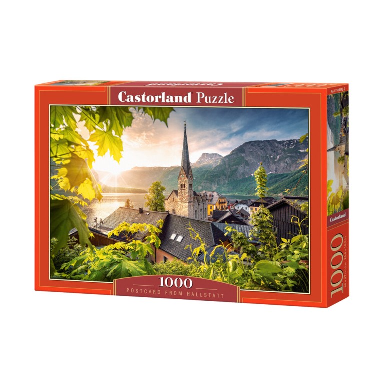 PUZZLE 1000 pcs - Postcard from Hallstatt - CASTORLAND