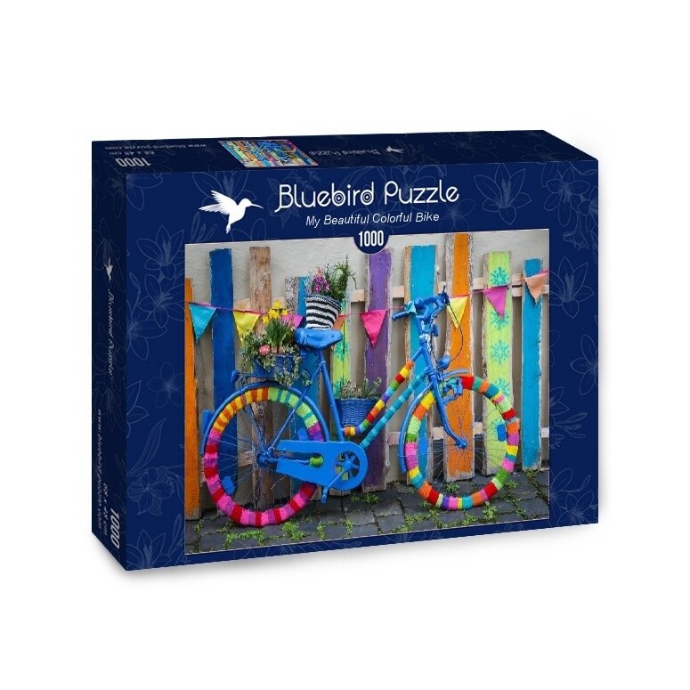 PUZZLE 1000 pcs - My Beautiful Colorful Bike - BLUEBIRD