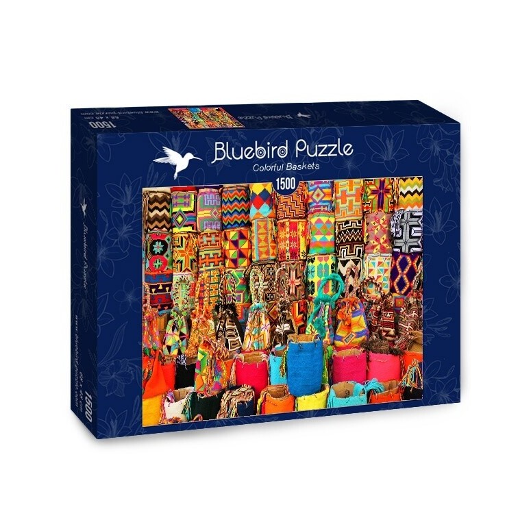 PUZZLE 1500 pcs - Cestos Coloridos - BLUEBIRD